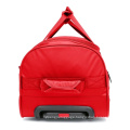 Red Trolley Bag with Wheels for Travel